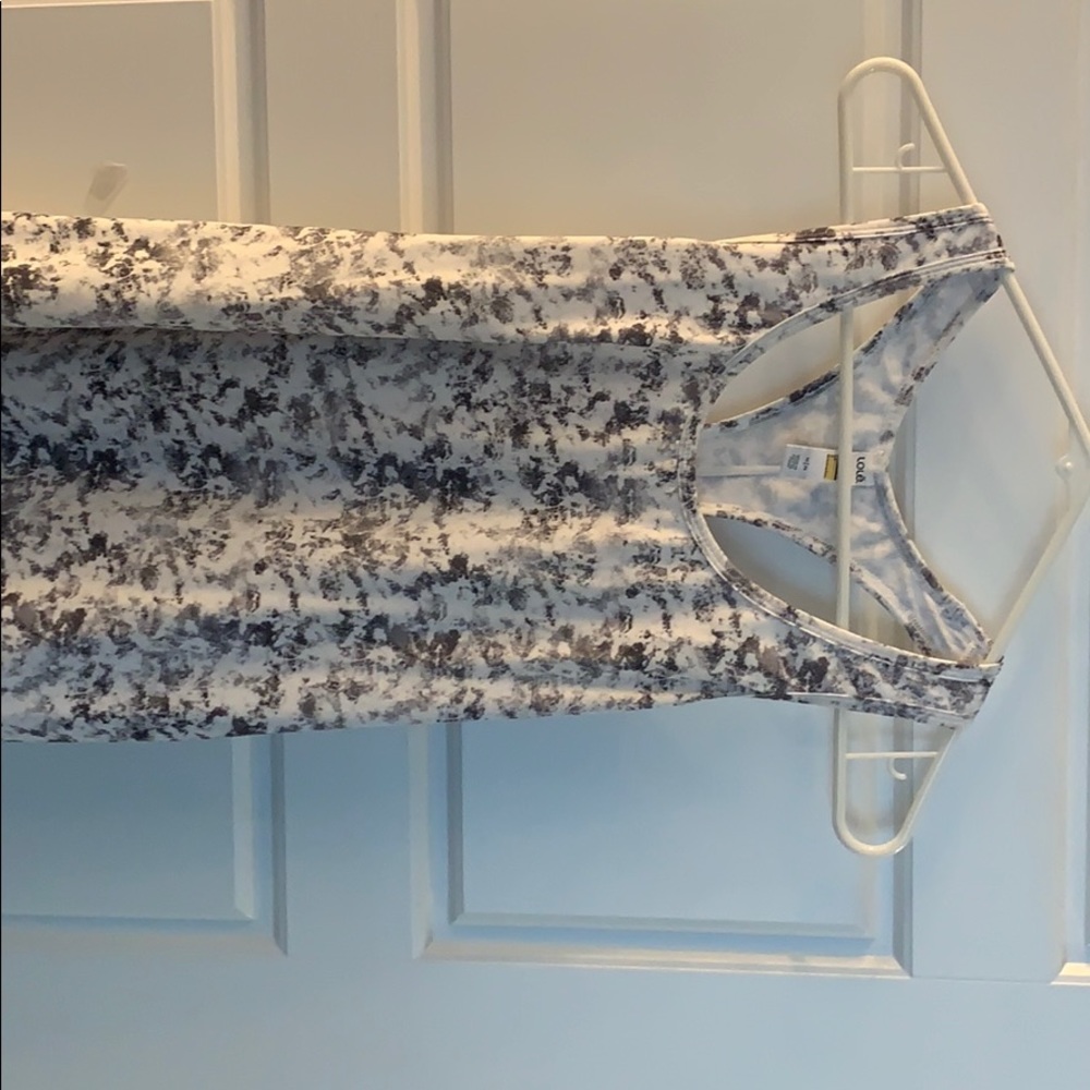 White & Grey Lole Tank Top